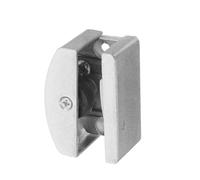 Healvian Guide Bas de Porte de Coulissante pour Verre Anti-oscillation Réglable Installation Facile Accessoire Stable pour Salle de Bain