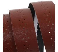 Healvian Guidoline Antidérapante en PU pour Vélo de Route et Vtt Bande de Guidon Perforée Marron Kit 1 Jeu Amorti Confortable Compatible Cyclisme Route et Montagne Accessoires de