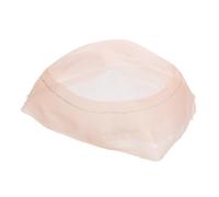 Healvian Handmade Crochet Wig Cap With PU Base For Men Breathable Hair Topper Net With Durable Rubber Edge Soft Fiber Material For Bald Spot And Hair Coverage Comfortable And Secure Fit