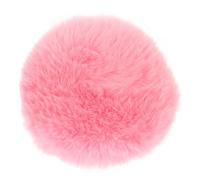 Healvian Housses de Micro en Peluche Rose pour Microphones à Condensateur, Bonnet Doux Respirant, Protection Anti-Vent, pour Enregistrement et Karaoké