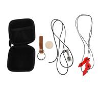 Healvian Jeu de Pétanque en Bois avec Pallino Corde de Mesure et Outil Magnétique Ensemble Compact de Boules de Bocce Réglementaires Étui Rigide Antichoc pour Camping Jardin et Loisirs