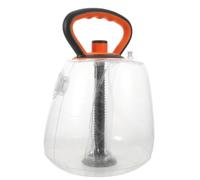 Healvian Kettlebell à Eau Réglable 4 Kg Orange Équipement D'exercice Portable pour Musculation Jambes et Fessiers Machine à Squats Compacte pour Fitness Maison