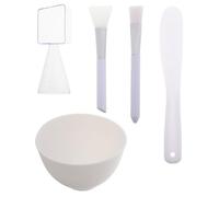 Healvian Kit Bol Mélangeur En Silicone Pour Masque Facial Petit Format Mélange Rapide Domicile Et Voyage Applicateur Pinceau Spa Beauté