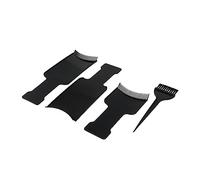Healvian Kit Cheveux 4 Pièces Brosse de Coloration Peigne de Coloration Outil Professionnel pour Salon et Maison Plastique Solide Planche à en