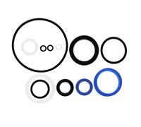 Healvian Kit de 10 Joints Toriques D’Étanchéité en Caoutchouc Haute Pression et Haute Température pour Vérin Hydraulique Manuel de Transpalette Réparation Huile Assortiment Solide pour