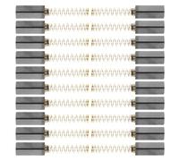 Healvian Kit de 30 Balais de Charbon pour Moteur Électrique Balais de Carbone pour Machines à Coudre Anciennes Pièces de Rechange Solide pour Entretien Maison et Atelier Compatibles