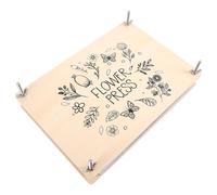 Healvian Kit de Pressage de Fleurs Professionnel Grand Format C Presse à Feuilles Robuste en Plastique Recyclé Outil de Pressage pour Plantes DIY Fournitures pour Fleurs Séchées