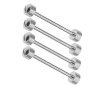 Healvian Kit de Réparation 4 Pièces Tiges de Connexion pour Bracelet de Montre Acier Inoxydable 22 Mm Argenté, Goupilles à Vis pour Outils Horlogerie, Accessoires de Réparation pour