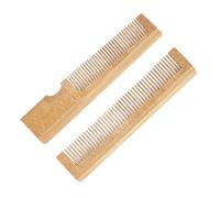Healvian Kit De Toilettage Pour Hommes Peigne À Barbe Lissage Des Cheveux Mini Facile À Nettoyer