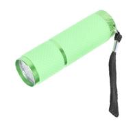 Healvian Lampe Torche UV Portable Verte 9 LED pour Séchage Gel Ongles Lampe de Poche LED Compacte pour Manucure Lumière de Détection et Sèche-Vernis Professionnel