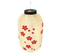 Healvian Lanterne Japonaise en Soie Jaune, Forme Lanterne, Finition Délicate, Réutilisable, Décoration Suspendue pour Fête et Jardin, Style Japonerie Élégant