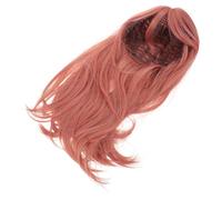 Healvian Long Straight Wig With Realistic Middle Part Heat Resistant High Temperature Fiber For Halloween Cosplay Party And Daily Wear Soft Lightweight Synthetic Hair