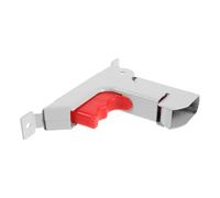 Healvian Loquet Métallique de Sécurité Blanc pour Barrière de Lit Pliable, Bouton de Déverrouillage Réglable, Fixation Rapide Compatible Lits Médicaux, Accessoire Essentiel pour Soins