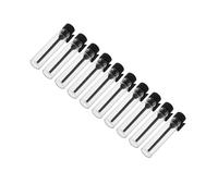 Healvian Lot de 10 Mini Flacons Compte-gouttes en Verre 1 Ml, Échantillons de Parfum Étanches, Bouteilles Rechargeables pour Huiles Essentielles, Maquillage et Voyage, Accessoires