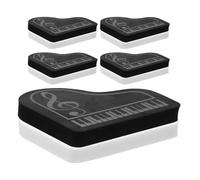 Healvian Lot de 10 Mini Gommes pour Piano de Triangle Couleurs Noir et Blanc Gommes Uniques pour Loisirs Créatifs et Usage Scolaire Présent pour Garçon et Filles et Élèves