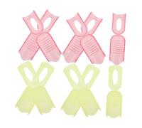 Healvian Lot de 10 Pinces à Ongles Ajustables en Plastique Semi-transparent pour Dissolvant de Vernis, Format Voyage, pour Différents Types D’ongles, Usage Manucure à Domicile Déplacement