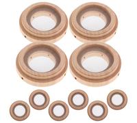 Healvian Lot De 10 Porte-brûleurs À Moxa Avec Anneau, Kit De Soins Du Nombril Sûr Et Durable Pour La Médecine Traditionnelle Chinoise, Pour Un Confort Abdominal Optimal