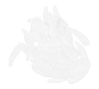 Healvian Lot de 100 Cuillères à Crème Visage en Plastique Blanc Applicateurs pour Masque Facial et Soin des Yeux Accessoires Maquillage Pratiques pour Usage Quotidien et Voyages