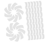Healvian Lot de 100 Patchs en Soie Naturelle pour Soin du Cou, Masque Hydratant Anti-rides, Répare les Cellules Peau et Resserre les Pores, Couverture Blanche Confortable