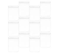 Healvian Lot de 100 Pochettes à Bijoux Auto-Adhésives Transparentes 4X6 CM en PVC Paquet de Rangement pour Boucles D’Oreilles Bagues et Petits Objets pour Organisation et Protection