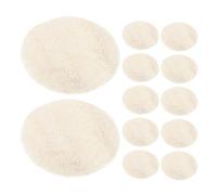 Healvian Lot De 12 Pastilles Nettoyantes En Luffa De Exfoliants Tranches De Luffa Éponge De Spa Pour Le Visage Et Le Bain Coussinet De De Bain Exfoliant Facial