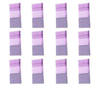 Healvian Lot de 12 Sachets Parfumés en Organza Violet Foncé Petits Sachets à Cordon en Filet pour Aromathérapie Conservation d'Épices et Présents Utilisation pour Placard et Rangement