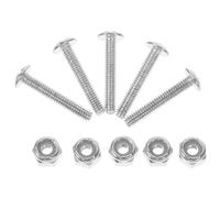 Healvian Lot de 12 Vis et Écrous en Fer Galvanisé pour Foot Pièces Détachées Robustes et Résistantes à L’Abrasion Accessoires de Rechange pour Table de Foot Fixation Stable pour Joueurs