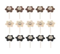 Healvian Lot de 15 Brosses Métalliques Abrasives Hexagonales pour Meuleuse Électrique Têtes Rotatives de Nettoyage et Polissage Kit de Brosses pour Surfaces Métal Bois et Plastique