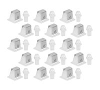 Healvian Lot de 15 Pièces de Rechange pour Loquet de Porte de Sèche-Linge Serrure de Sécurité Compatible Multi-Modèles Accessoires Solide pour Réparation Domestique