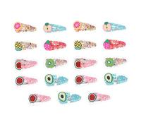 Healvian Lot de 19 Épingles à Cheveux Fruits Sables Mouvants pour Garçon et Filles Accessoires Colorés Pince à Cheveux Adorable et Charmante pour Filles Coiffure de Fête et Quotidienne