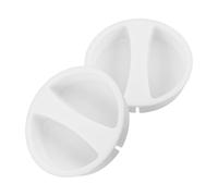 Healvian Lot de 2 Bouchons Anti-poussière Universels pour Orifice de Remplissage D'eau de Vaporisateur Facial Chaud et Froid, Accessoires Étanches en Plastique, Protection