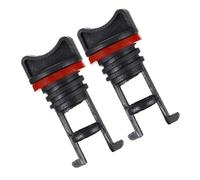Healvian Lot de 2 Bouchons de vidange en Nylon étanches pour Kayak et canoë, Petit Bouchon de Rechange Universel pour Bateau, Accessoires Marins légers et compatibles pour Usage extérieur
