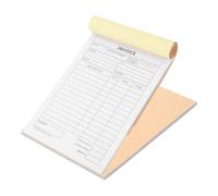 Healvian Lot de 2 Carnets de Reçus Triplicata Autocopiants 20 Factures X 60 Pages par Carnet pour Petites Entreprises Gestion des Commandes et Documents Financiers Professionnels