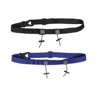 Healvian Lot de 2 Ceintures Porte-Dossard de Course Ajustables et Élastiques Légères avec 6 Passants de Rangement Système Réfléchissant pour Épreuves d'Endurance Running et Marathon