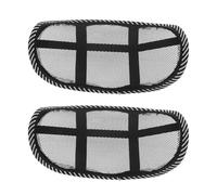 Healvian Lot de 2 Coussins D'appui-tête pour Siège Auto Conducteur en Maille Respirante, Mini, Confortable et Rafraîchissant, pour Été, Soutien Cervical, Oreillers de Voyage Voiture