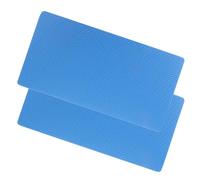 Healvian Lot de 2 Coussins de Genoux et Coudes pour Yoga, Tapis de Protection Antidérapant en Mousse Eva, Petite Taille Bleue, Accessoire de Sport pour Exercices au Sol et Contemplation