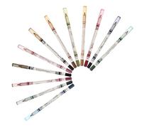 Healvian Lot De 2 Crayons De Maquillage 12 Couleurs Eye-liner Pailleté Pour Lèvres Sourcils Estompage Beauté