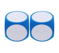 Healvian Lot de 2 Dés Géants en Mousse Effaçables à Sec 10 Cm, Dés Vierges pour Jeux Mathématiques et Activités Créatives, Jouets Éducatifs Personnalisables pour Garçon et Filles et Salle