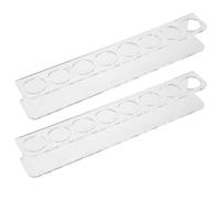 Healvian Lot De 2 Étuis À Fioles Pour Réfrigérateur Organiseur De Fioles En Acrylique Pour Réfrigérateur En Acrylique Peptidiques