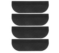 Healvian Lot de 2 Pare-Pluie Universels pour Rétroviseurs Extérieurs de Voiture en Fibre de Carbone Protection Anti-Pluie et Anti-Poussière Accessoires Auto Adaptés pour Voitures