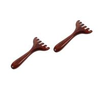 Healvian Lot De 2 Peignes De Massage Créatifs À 6 Dents Pour Le Cuir Chevelu Peigne De Massage Artisanal En Bois