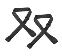 Healvian Lot de 2 Sangles de Sécurité Réglables Jusqu'à 140 Cm pour Haltères Suspendues, Accessoires de Fixation Antidérapants pour Développé Couché, Support Stable pour Banc de