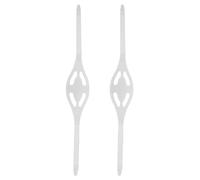 Healvian Lot de 2 Sangles en Silicone Réglables pour Masque de Plongée Accessoires Amovibles Transparents Taille L Compatibles Scaphandre Autonome pour Plongée en Piscine Mer