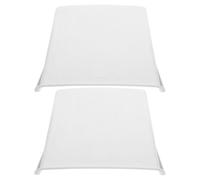 Healvian Lot de 2 Sets de Sets de Cache de Protection pour Caméra Extérieure en Plastique Blanc, Bouclier Anti-Pluie et Prolongateur de Durée de Vie pour Objectifs de Caméra