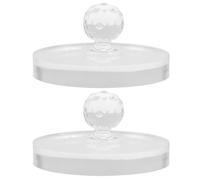 Healvian Lot De 2 Tampons Pour Eye-Liner Blush Fard À Paupières Outil De Pressage Pour Fard À Paupières Presse En Plastique Pour Poudre Maquillage Cosmétique