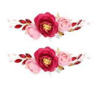 Healvian Lot de 2 vignes pour cheveux de mariée : accessoires de coiffure vintage en strass, bijoux pour femmes et filles