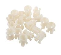 Healvian Lot de 20 Douilles de Fixation en Plastique Haute Dureté pour Roulette à Tige de Chaise Inserts pour Roulette de Pied de Meuble Compatibles Usage Domestique et Bureau