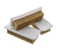 Healvian Lot de 3 Brosses à Linge à Poils Souples pour Textiles Délicats, Brosse à Peluches et Détachante pour Doudounes, Cols de Chemises et Vêtements, Outil de Nettoyage Ménager