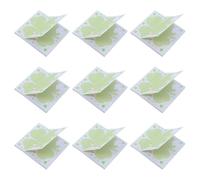 Healvian Lot de 30 Blocs-notes Autocollants Trèfle Saint-patrick, Mini Carnets Kawaii 3x3 Cm Motif Chien Endormi, Papier Adhésif Repositionnable pour Notes de Service et Papeterie Amusante