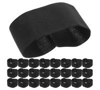 Healvian Lot de 30 Brassards de Deuil Noirs Élastiques, Brassards Funéraires Extensibles pour Cérémonie, Police, Football et Fanfares, Bracelets Commémoratifs Ajustables pour Hommes